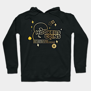 Hookers and Coins 2 - golden Hoodie